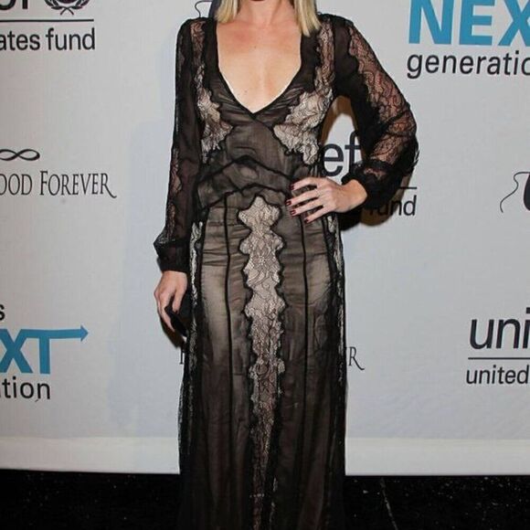 NWT Stone Cold Fox XS/S Black Vermont Lace WhimsiGoth Witch Boho Long Dress Gown - Picture 9 of 9